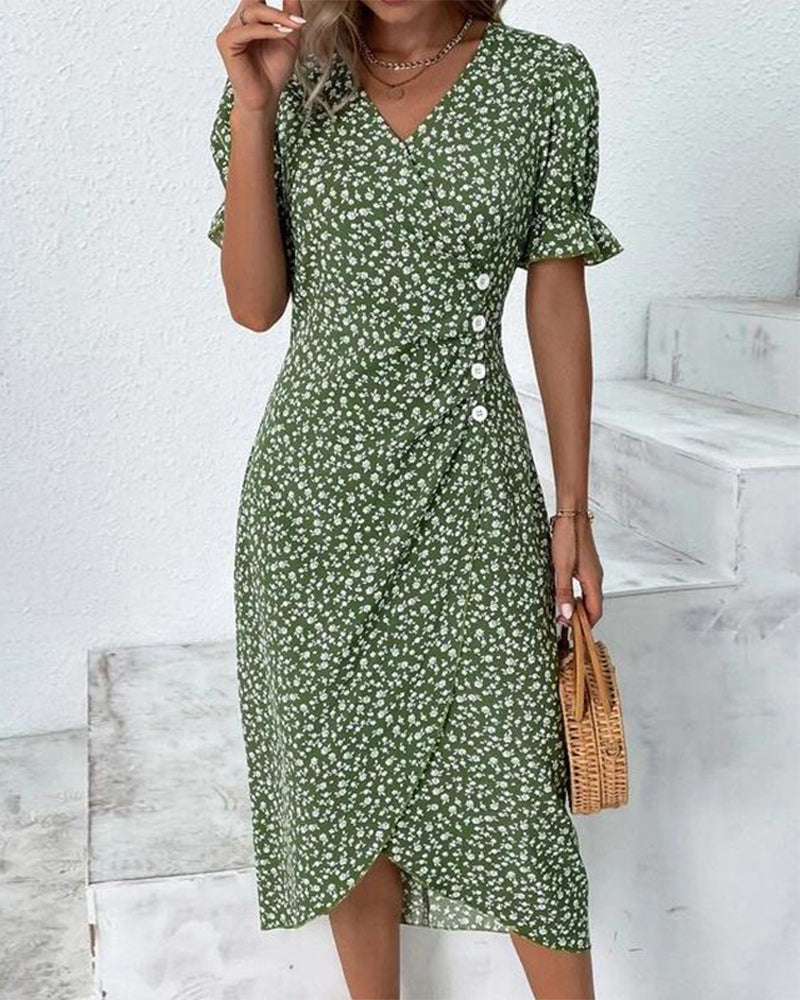 Sophie Floral Midi Dress