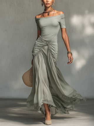 Clara Off-Shoulder Maxi Dress