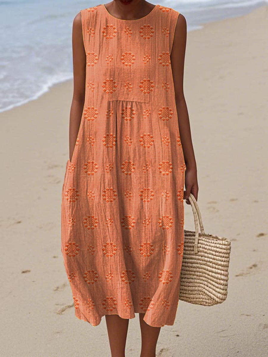 Aikaterini Elegant Sleeveless Dress