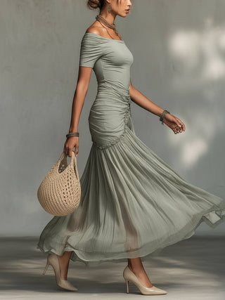 Clara Off-Shoulder Maxi Dress