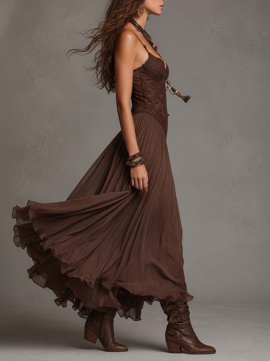 Natalia Panelled Maxi Dress