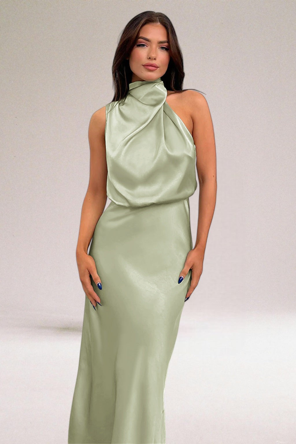 Flavia Glamorous Halter Dress