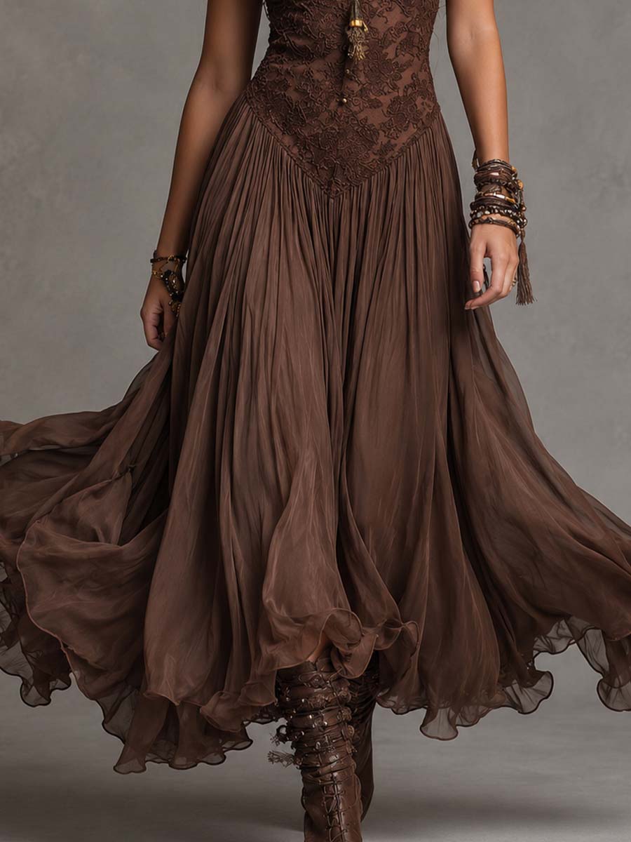 Natalia Panelled Maxi Dress