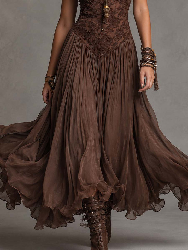 Natalia Panelled Maxi Dress