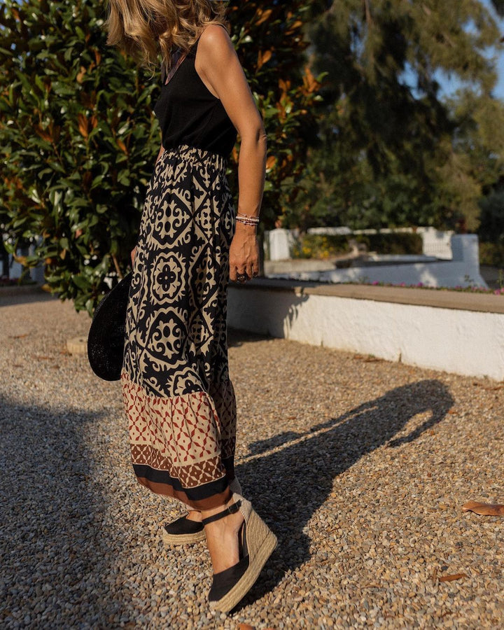 Sierra Boho Maxi Skirt