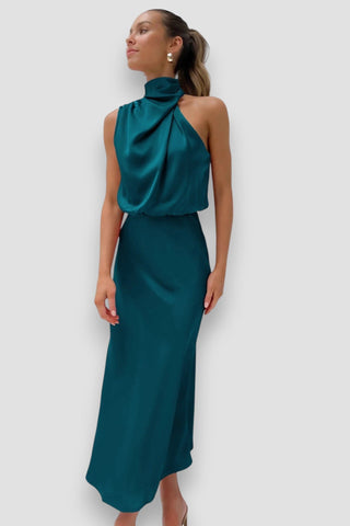 Carlina Halter Summer Dress