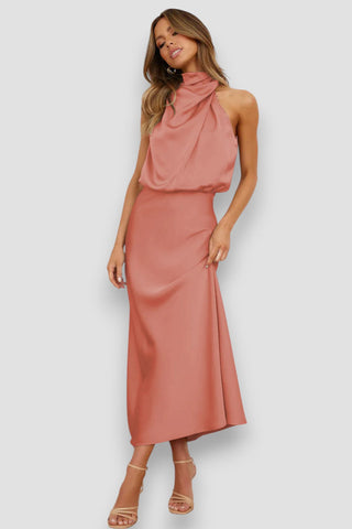 Carlina Halter Summer Dress