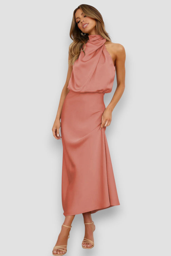 Carlina Halter Summer Dress