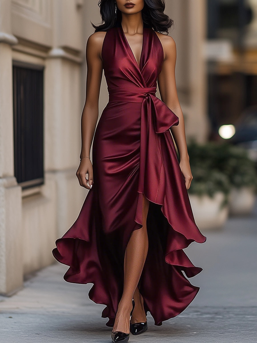 Delacroix Draped Waist Dress