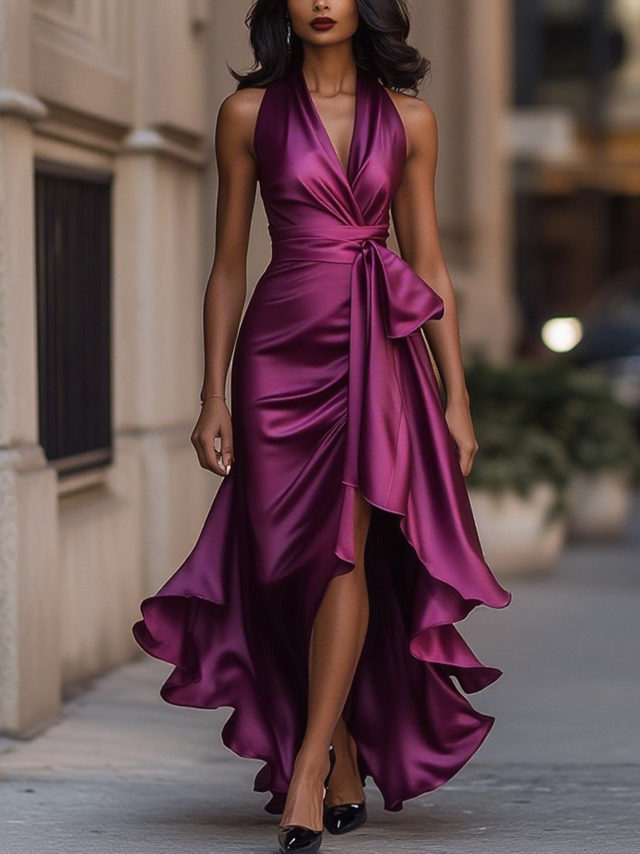 Delacroix Draped Waist Dress