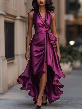 Delacroix Draped Waist Dress