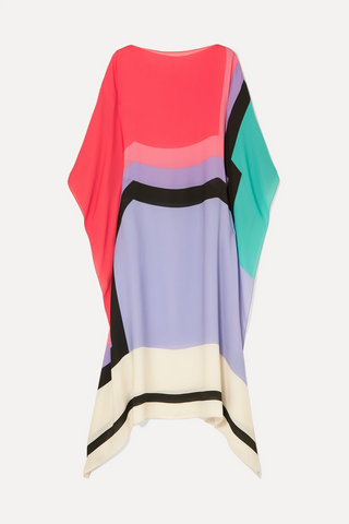 Iria Geometric Caftan Dress