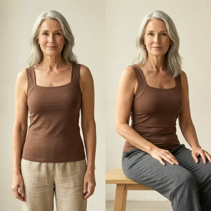 Roxanne Built-In Bra Tank Top