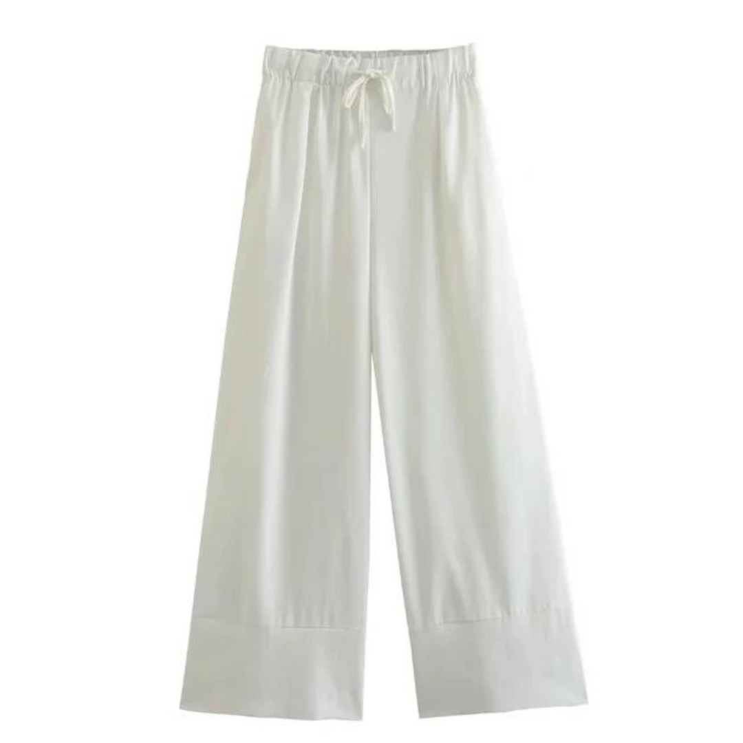 Chloe Crossover Halter Top & Wide-Leg Pants Set - Sienna & Stella, view 28