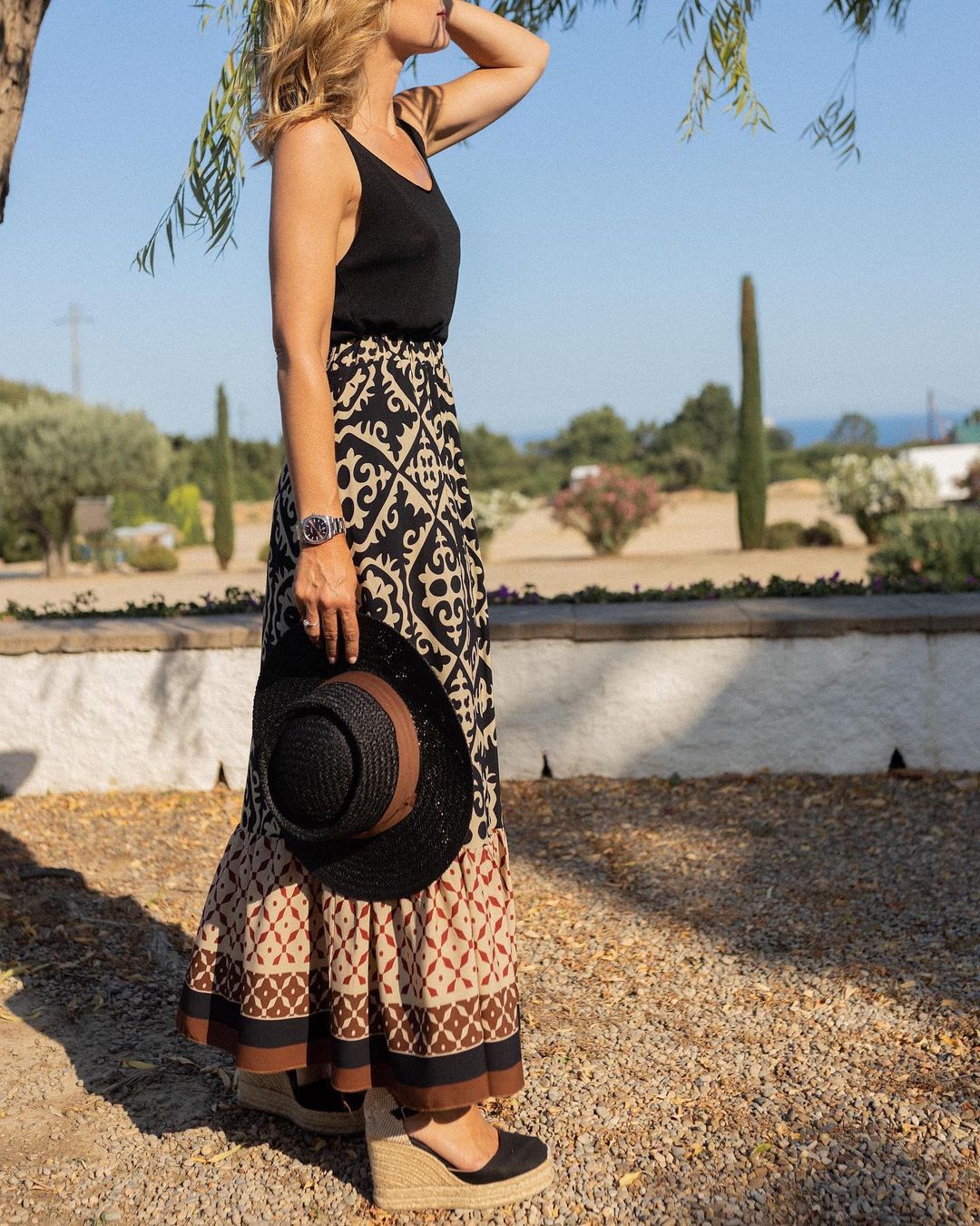 Sierra Boho Maxi Skirt