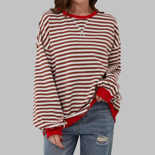 Malin Striped Relaxed Sweater