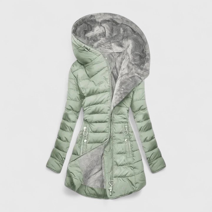 Cassiora Fur-Look Lined Coat