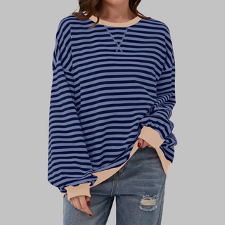 Malin Striped Relaxed Sweater