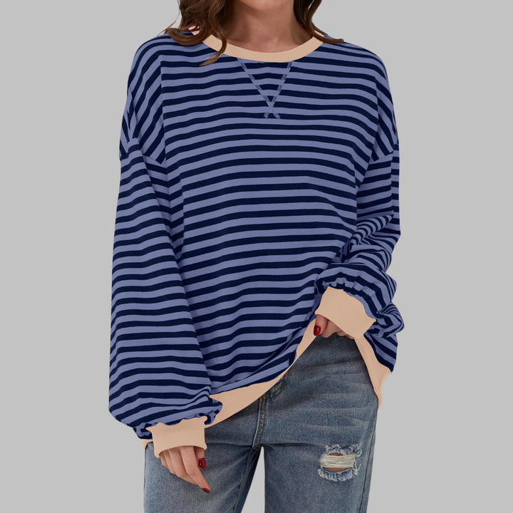 Malin Striped Relaxed Sweater