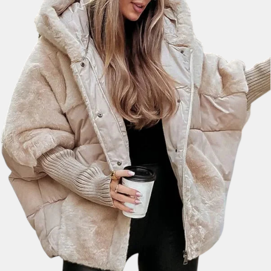 Juno Oversized Patchwork Puffer Jacket