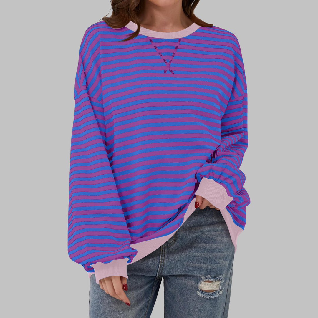 Malin Striped Relaxed Sweater