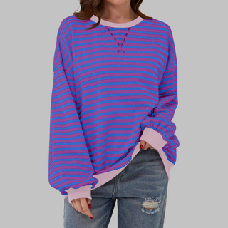 Malin Striped Relaxed Sweater