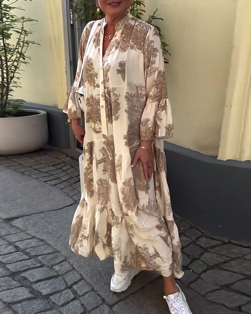 Hilma Ruffled Elegance Dress