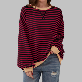 Malin Striped Relaxed Sweater