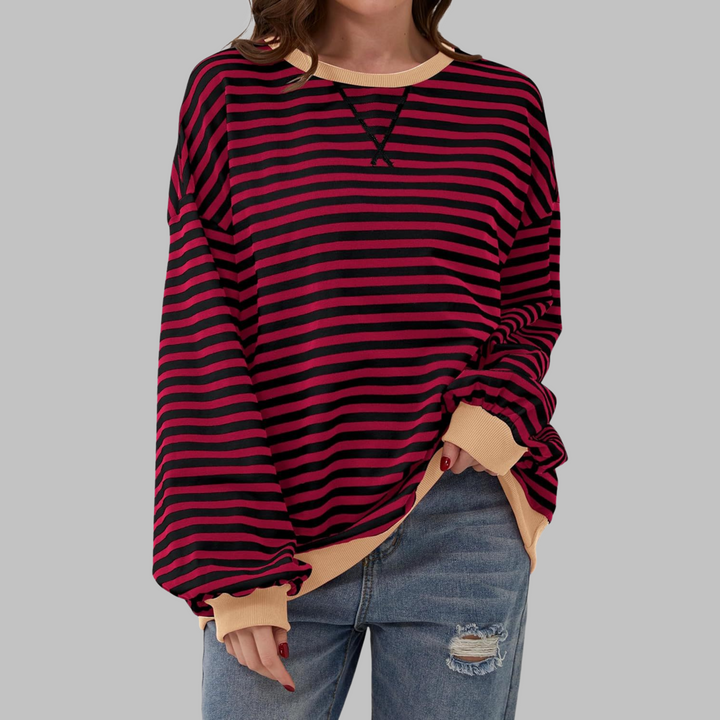 Malin Striped Relaxed Sweater