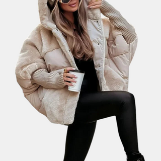 Juno Oversized Patchwork Puffer Jacket