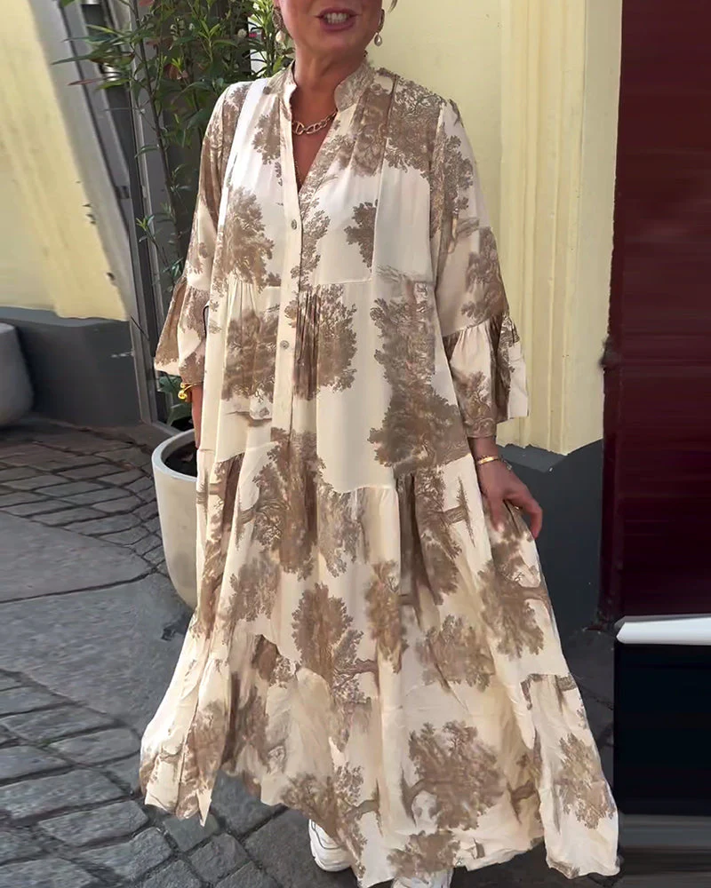 Hilma Ruffled Elegance Dress