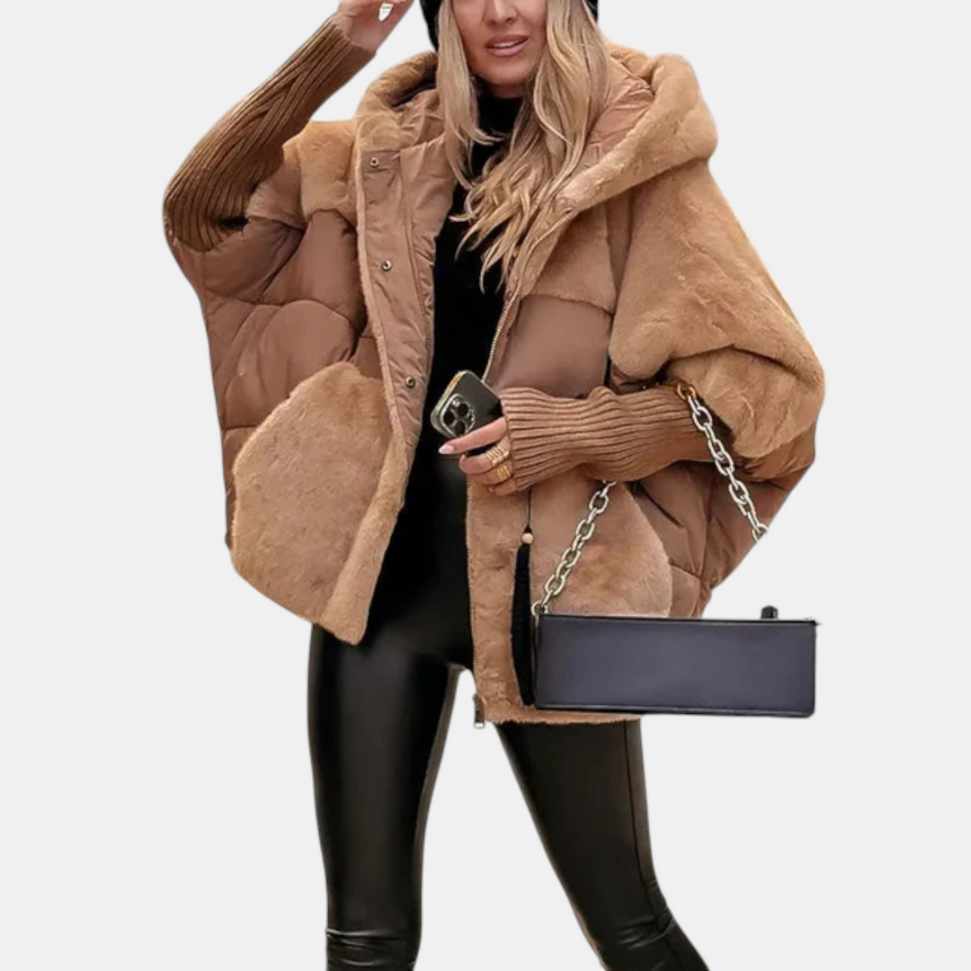 Juno Oversized Patchwork Puffer Jacket