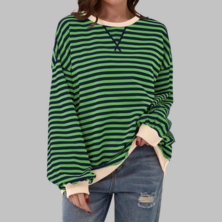 Malin Striped Relaxed Sweater