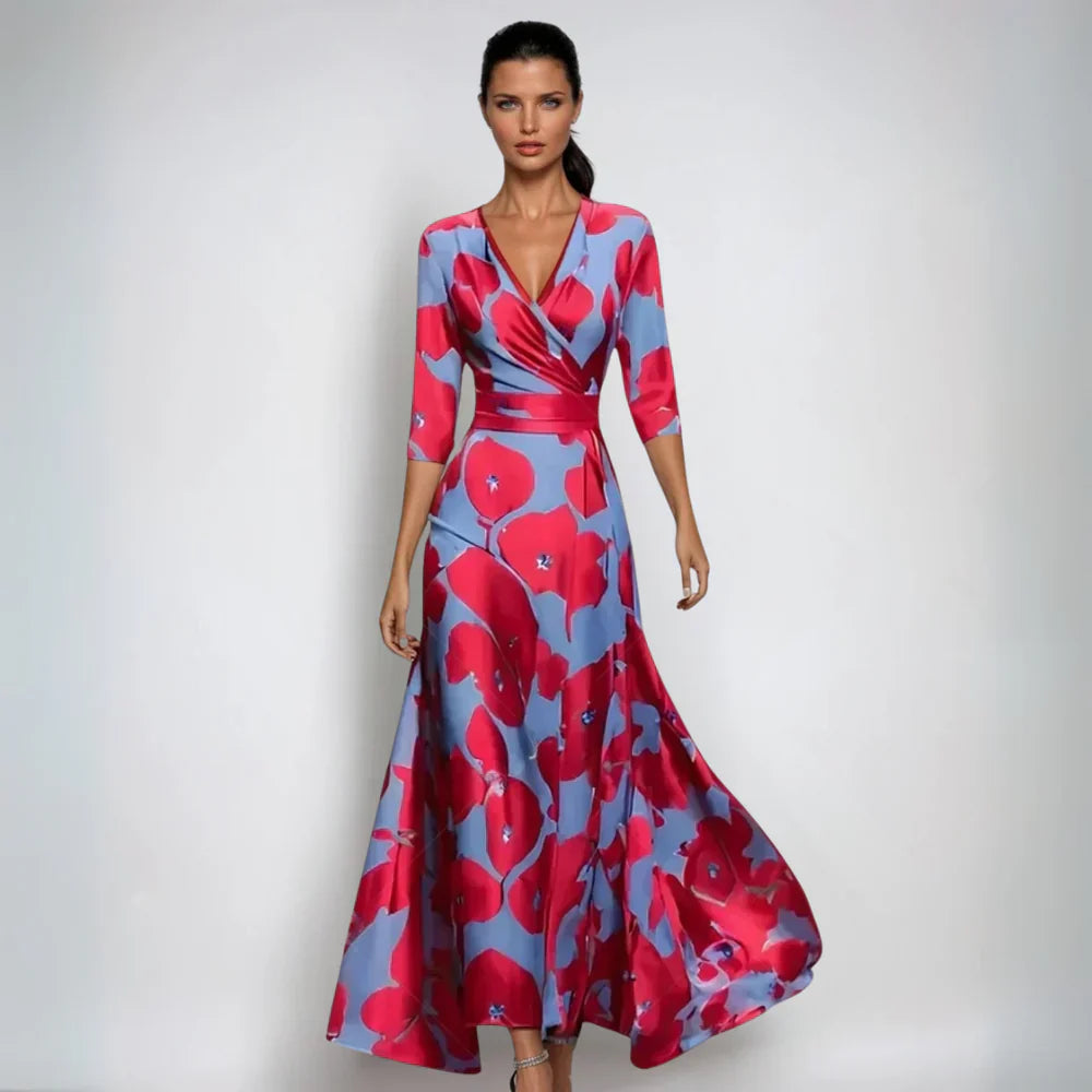 Emily Floral Wrap Dress