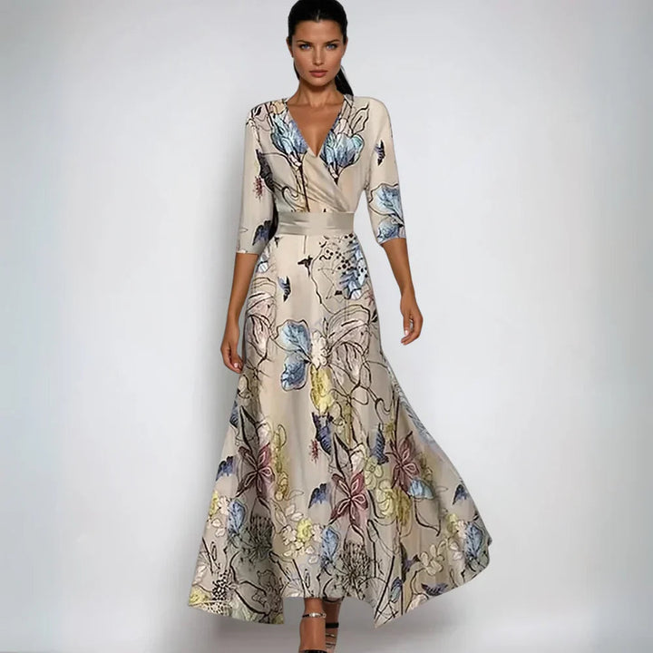 Emily Floral Wrap Dress