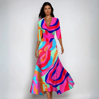 Emily Floral Wrap Dress