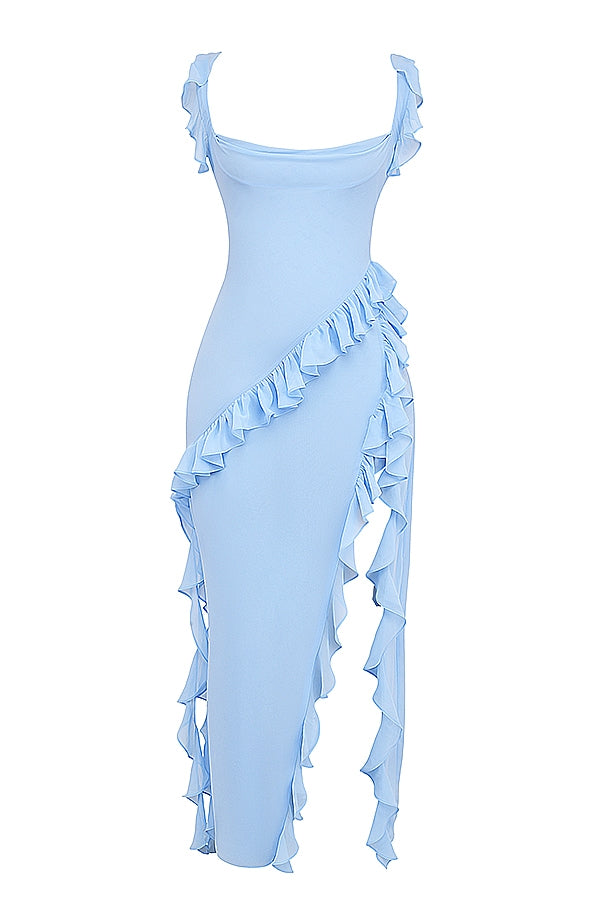 Dalia Ruffled Maxi Dress