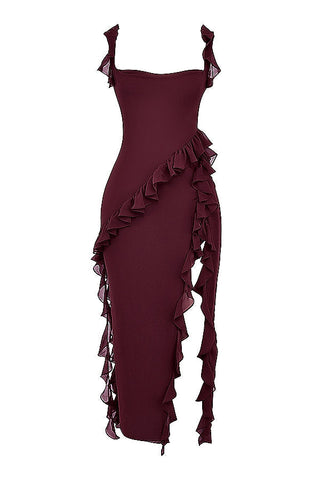 Dalia Ruffled Maxi Dress