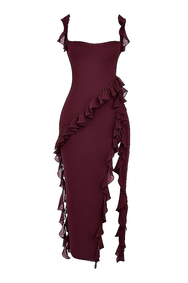 Dalia Ruffled Maxi Dress