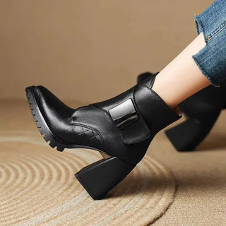 Aziel Buckle Strap Boots