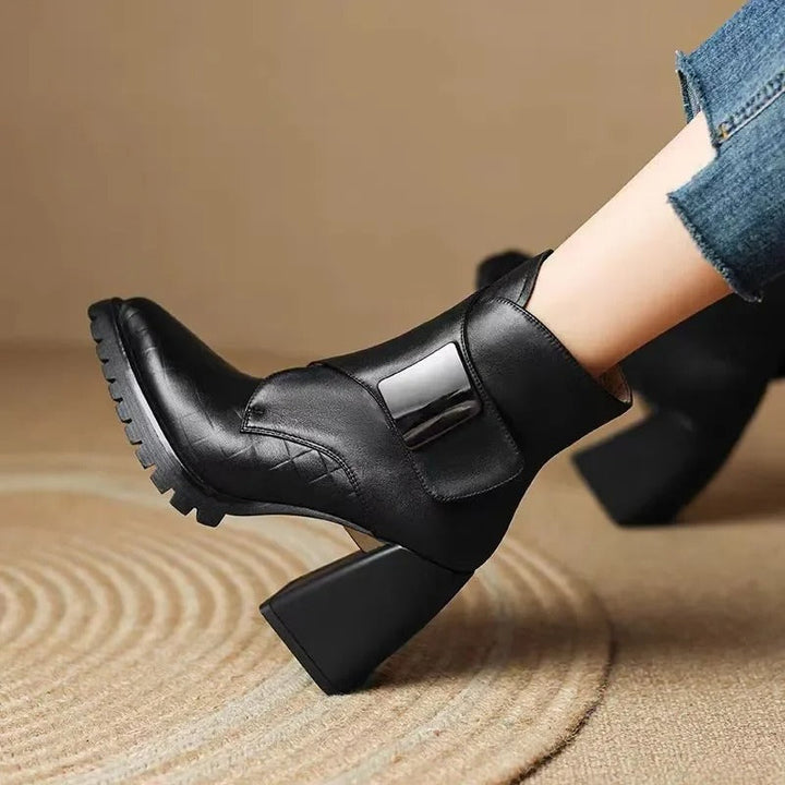 Aziel Buckle Strap Boots