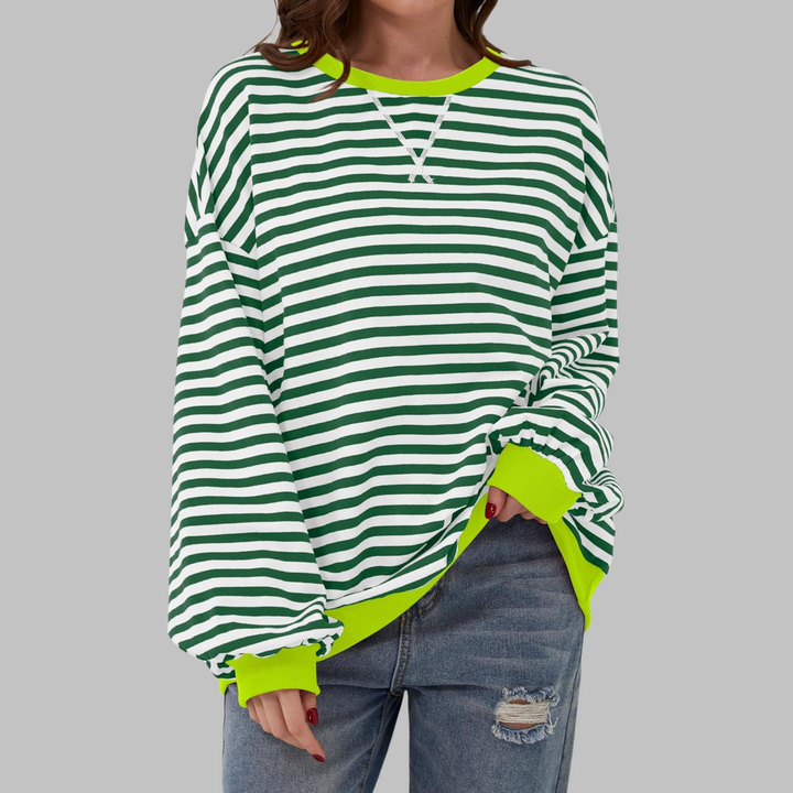 Malin Striped Relaxed Sweater