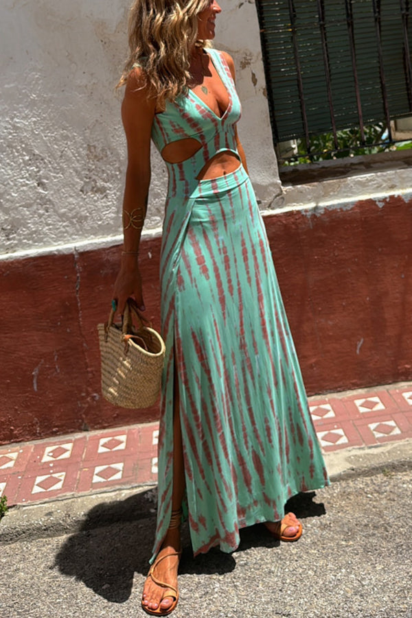 Isolde Deep Cutout Maxi Dress