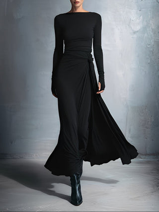 Nerissa Side Knot Maxi Dress
