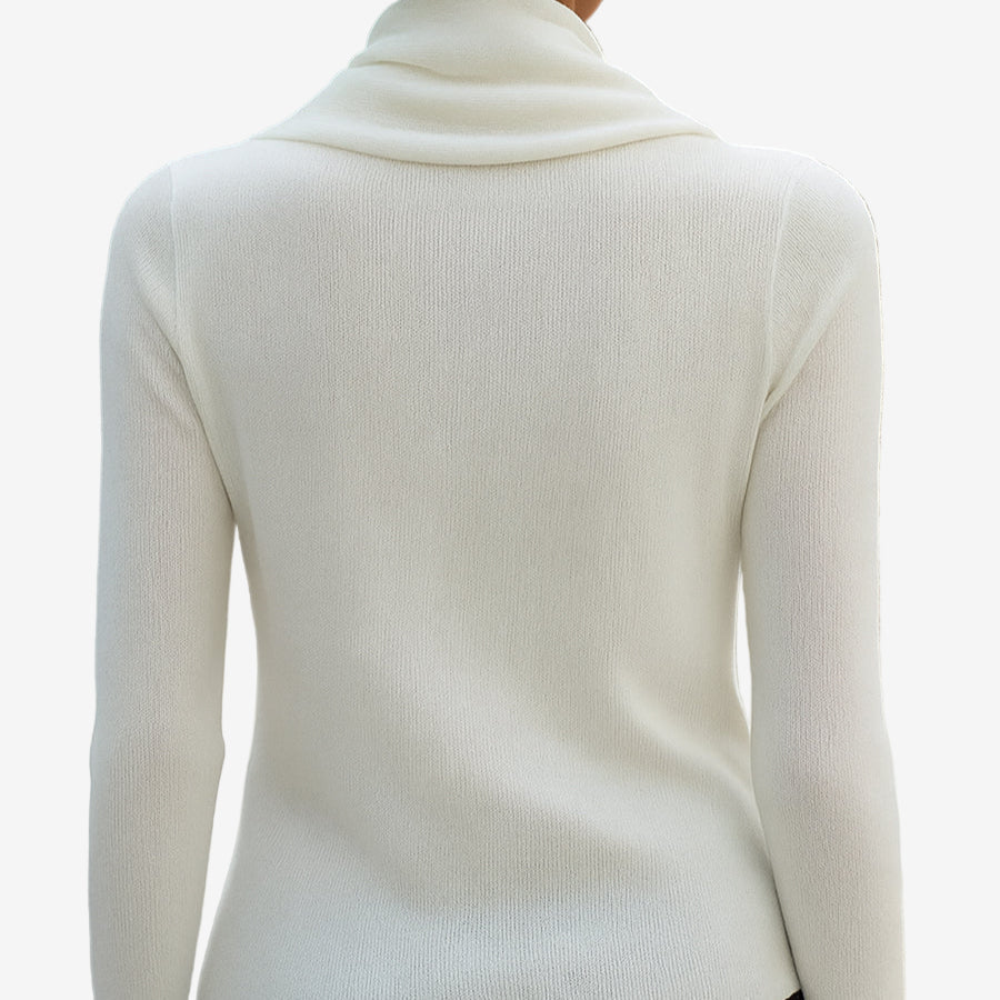 Patricia Draped Collar Pullover