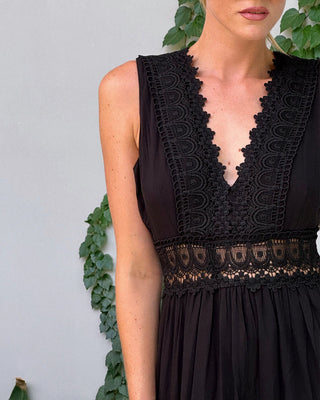Charlize Handcrafted V-Neck Summer Dress