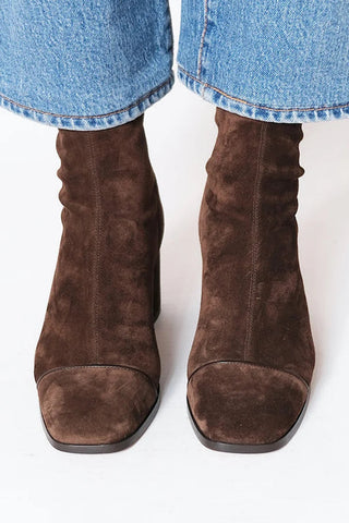 Beth Square Toe Block Heel Boots