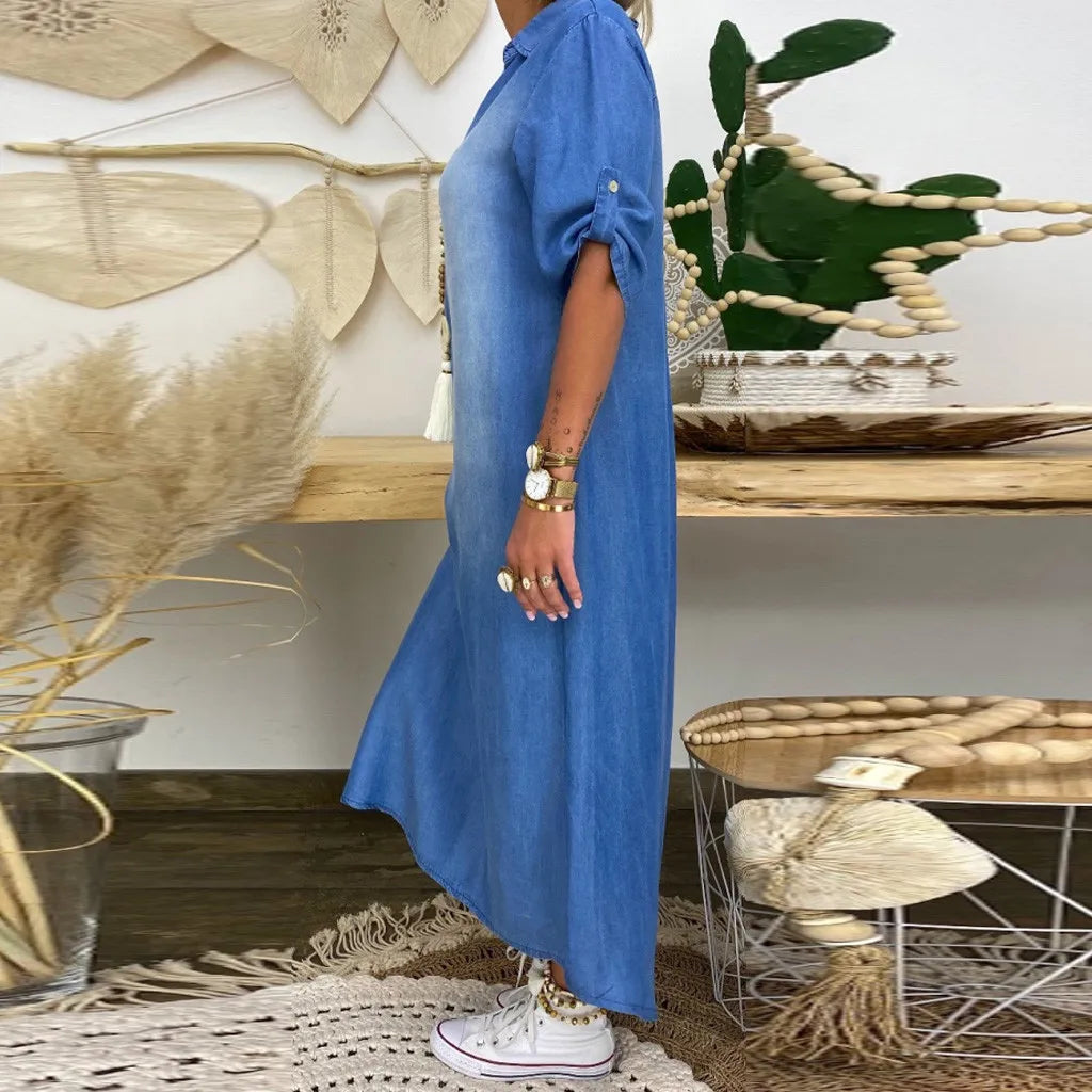 Georgia Side Slit Maxi Dress