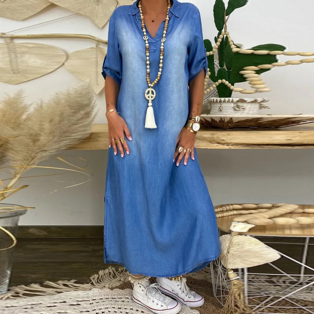 Georgia Side Slit Maxi Dress