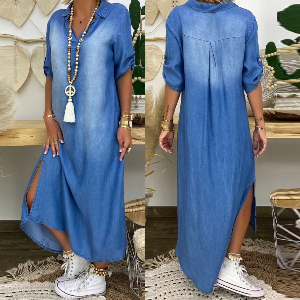 Georgia Side Slit Maxi Dress
